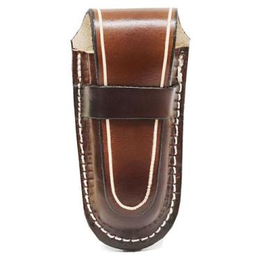 Imagem de Bainha Atrevidus Country Para Canivete Em Couro, Tabaco lisa