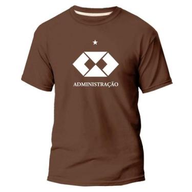 Imagem de Camiseta Algodão Premium Estampa Faculdade Administração Dtf - Pavesi,
