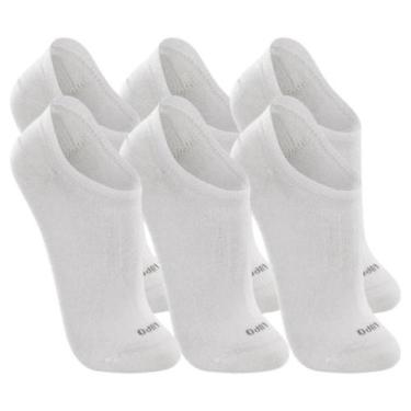 Imagem de Kit 3 Pares Meia Adulto Soquete Lupo Sport, Branco, P 33-36