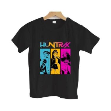 Imagem de Camiseta Unissex Kpop Demon Hunters Verão Gola Redonda Manga Curta Mod