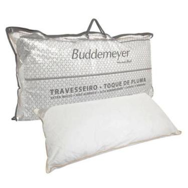 Imagem de Travesseiro Buddemeyer Toque de Pluma 100% Algodão 233 Fios Antialérgi