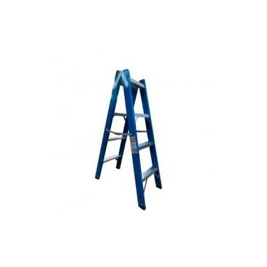 Imagem de Escada tesoura dupla em fibra de vidro 4 degraus 1,2 m - Premium - Rotterman