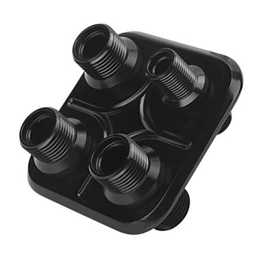 Imagem de Akozon Encaixe de Mangueira de Anteparo de Ar Condicionado de 4 Portas para Carro Substituição de Modificação Universal para Ajuste para Desempenho GM e Adequado para Veículos (Preto)