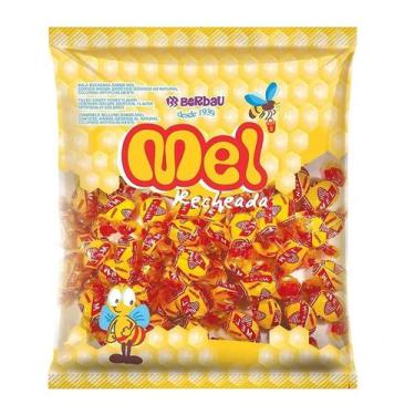Imagem de Bala Berbau Delícia Mel Recheada 400g
