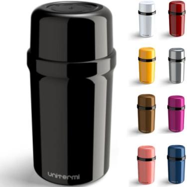 Imagem de Garrafa Térmica 250 ML Fano Unitermi Pequena Portátil Multiuso Água Ca