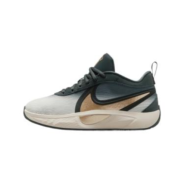 Imagem de Nike Giannis Freak 6 Tênis de basquete infantil grande (FZ7305-300, verde vintage/marfim pálido/dourado metálico), Verde vintage/marfim pálido/ouro metálico, 6 Big Kid