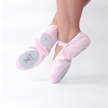 Imagem de Sapatilha Ballet Meia Ponta em Lona Alleza, Bege, 37