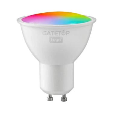 Imagem de Lâmpada LED Inteligente RGB Dimerizável Tuya WiFi Compatível Com Alexa