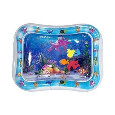 Imagem de Tapete De Atividades Inflável Lavável Em PVC Para Bebês, Brinquedo Edu