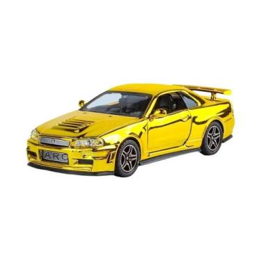 Imagem de Modelo De Carro Esportivo Colorido God of War GTR-R34 1:32, Brinquedo 
