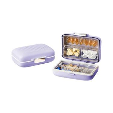 Imagem de Organizador De Pílulas Compacto E Portátil, Bloqueador De Luz, Armazen
