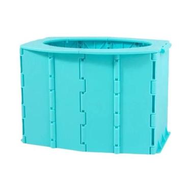 Imagem de Assento Sanitário Portátil Dobrável Para Crianças Com Sacos De Limpeza
