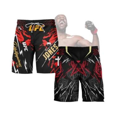 Imagem de Shorts Casuais UFC Jon Jones 309 Para Homens E Mulheres, Soltos, Respi