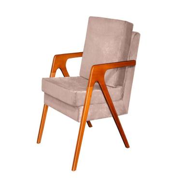 Imagem de Poltrona Decorativa Mona Luxo Dora Bela Cor 0121 New