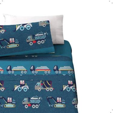 Imagem de Jogo De Cama Solteiro Mix Studio Infantil c/ Lençol de Cima - RG Shops