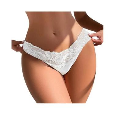Imagem de Tanga Sexy Floral De Renda Multicolorida Para Mulheres, Confortável, L