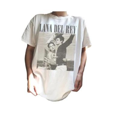 Imagem de Camiseta Unissex Vintage Lana Del Rey Ldr Sailing Tan De Algodão, Esti