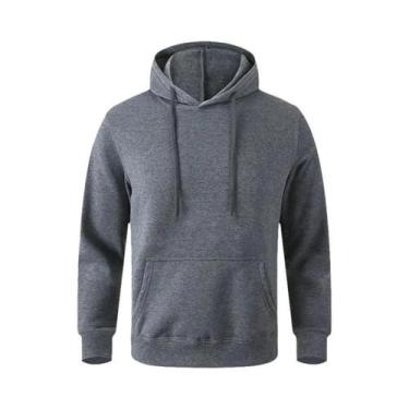 Imagem de Moletom Unissex Com Capuz 2023 Casual Esportivo Preto E Branco Minimal