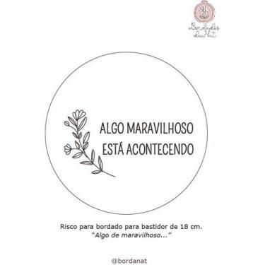 Imagem de Kit básico para bordado iniciante com risco para bordar - Bordados da 