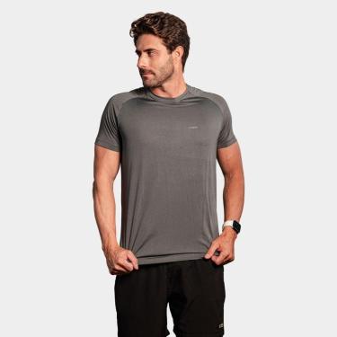 Imagem de Camisa Raglan Cinza com Proteção UV-Masculino