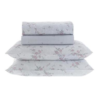 Imagem de Jogo de Cama Queen Kacyumara New Innovi 180 Fios Algodão Percal 4 Peça