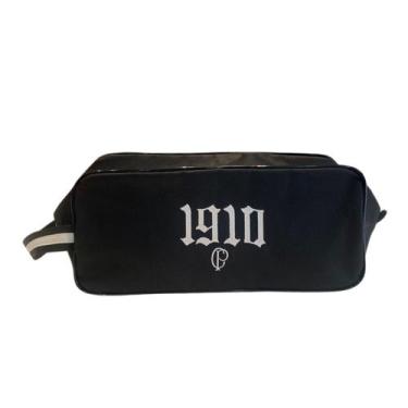 Imagem de Porta Chuteira Corinthians 1910 Oficial Preto Licenciada, Preto