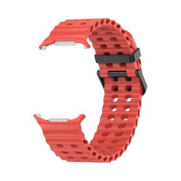 Imagem de Pulseira De Silicone Esportiva De 47mm Para Samsung Galaxy Watch 7 Ult