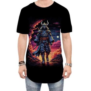 Imagem de Camiseta Longline Samurai Ronin Sunset Sem Mestre 1 - Kasubeck Store®,