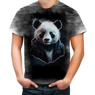 Imagem de Camiseta Desgaste Panda Com Roupa Estilosa 9 - DESIGN CAMISETAS, Baby 
