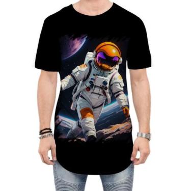 Imagem de Camiseta Longline Astronauta Dance Vaporwave 9 - Kasubeck Store®, G