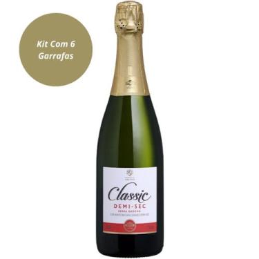 Imagem de Espumante Classic Demi - Sec Salton 750 Ml Kit Com 6 Garrafas