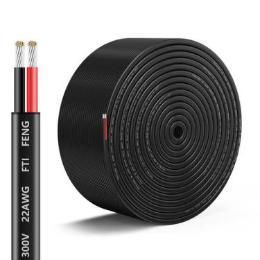 Imagem de Fio elétrico 22 calibre 2 condutores 30m Oududianzi