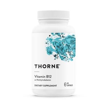 Imagem de Suplemento THORNE Vitamina B12 Metilcobalamina 60 cápsulas-Unissex