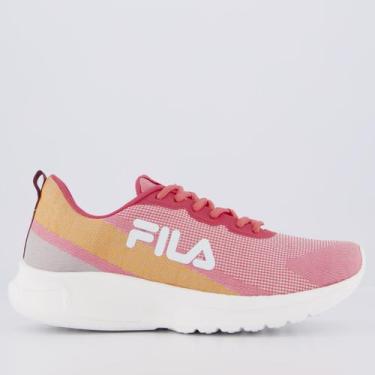 Imagem de Tênis Fila Vector Feminino Rosa e Laranja, 40