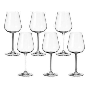 Imagem de Taça De Cristal Bohemia Vinho Branco 450 Ml Ardea 6 Peças - Bohemia Cr