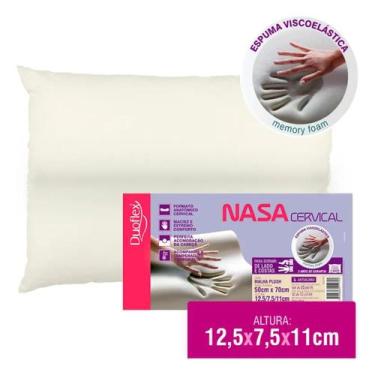 Imagem de Travesseiro nasa cervical - 50x70 - marfim - duoflex