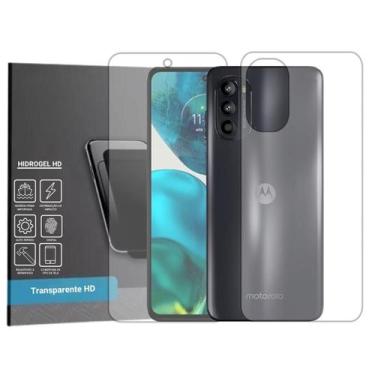 Imagem de Película Hidrogel Frente e Verso HD Para Motorola Moto G52 - Global Re