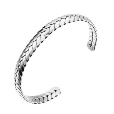 Imagem de Bracelete masculino ajustável/ Pulseira para homem cores dourado/prata