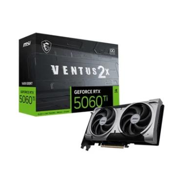 Imagem de Placa De Video Msi RTX 5060 Ti Ventus 2x Oc Plus 16gb Gddr7 - 912-v535-027