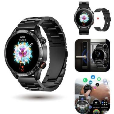 Imagem de Smartwatch Haylou Solar 5 Black Tela AMOLED Bluetooth Pulseira Aço e S
