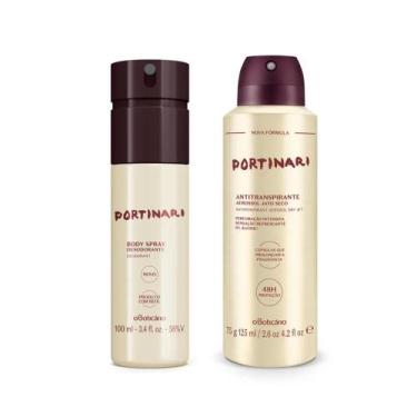 Imagem de Combo Portinari: Desodorante Antitranspirante Aerossol 75g/125ml + Bod