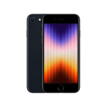 Imagem de Apple iPhone SE 3ª geração 64GB Meia-noite 4,7, 64GB, Meia-noite