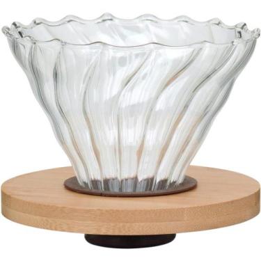 Imagem de Suporte Filtro Kanne Home&Co 10x12x12cm Borossilicato Transparente par