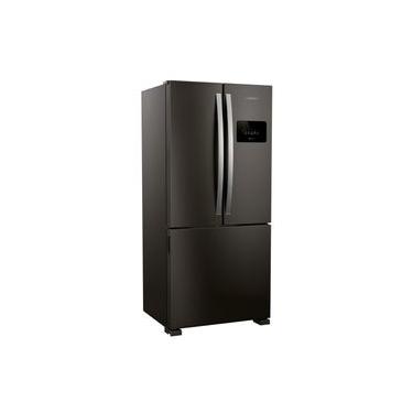 Imagem de Geladeira Brastemp BRO85ME 559L Frost Free French Door Black Inox Preto / 220