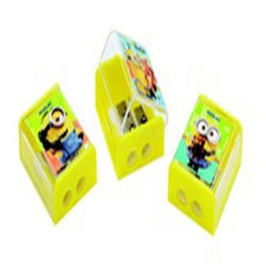 Imagem de Apontador 2 Furos com Depósito Molin Minions Tubo