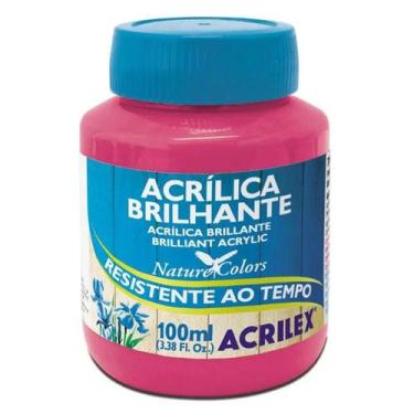 Imagem de Tinta Acrílica Brilhante 100ml 542 Rosa Escuro Acrilex