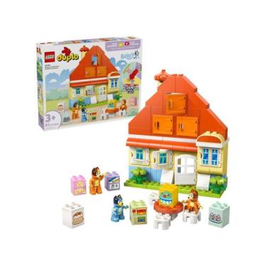 Imagem de LEGO Casa da Família da Bluey com Jogo da Memória - 10459 83 Peças