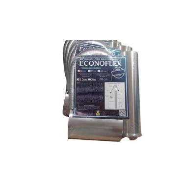 Imagem de Kit Econoflex Aquecedor a Gás c/ chapéu Chinés Tubos 60mm x 1,5mts - w