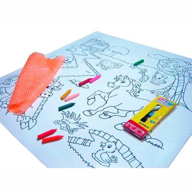 Imagem de Tapete p/ colorir - Fazenda - Kits for Kids