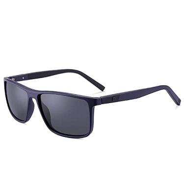 Imagem de Óculos de Sol com Lente Polarizada Masculino 20/20 Óculos Retangular ao Ar livre com proteção Uv400 (C2)